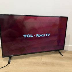 40" TCL Roku TV