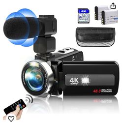 Video camera With Microphone