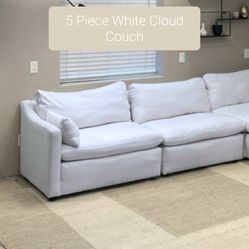 White Cloud Couch Modular Sectional Sofa 