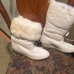 White Winter Boots