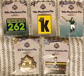 Mariners collector’s pins