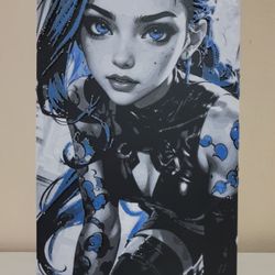 New 10" inch 3D Jinx from League of Legends Wall Art 
