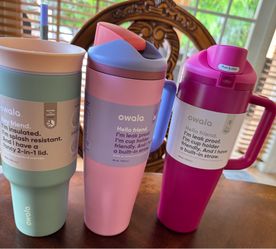 3 pack Owala free sip tumblers for sale 40 oz