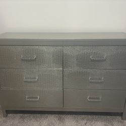 Grey Dresser And Two Night Stands 