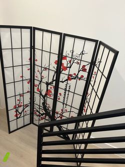 Folding room divider