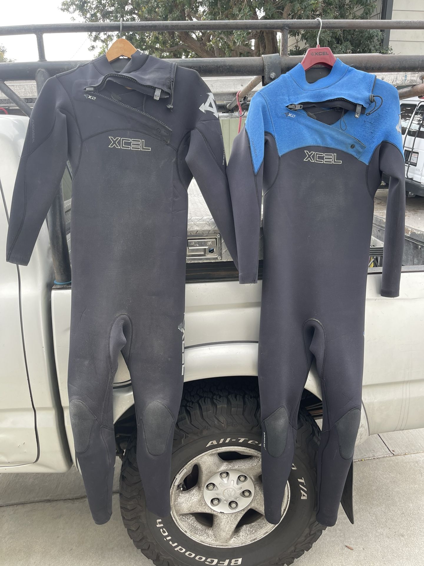 XCEL Infinity Comp 4/3 and Rip Curl FBomb 4/3 & 3/2 Wetsuits