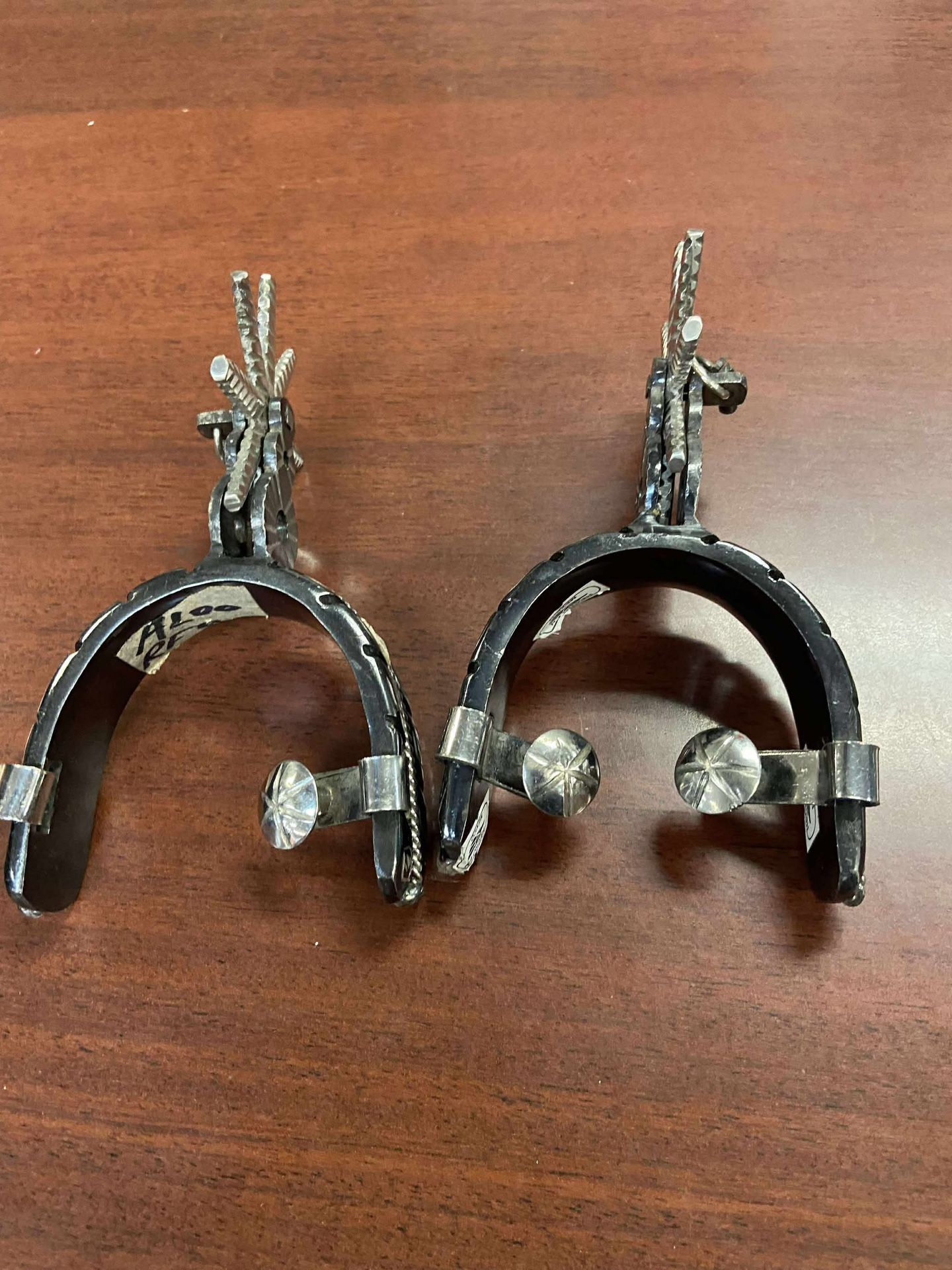 Nuevas espuelas Charras súper finas de acero Monel