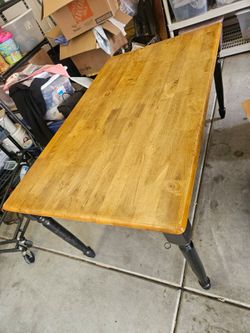 Wood table