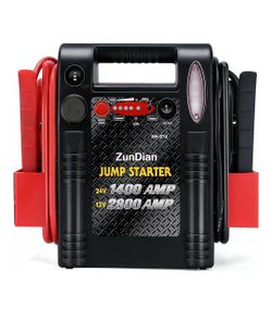 Heavy Duty Jump Starter 12V/24V with 2800/1400 Amp for SUV, Trucks Tractor, Excavator