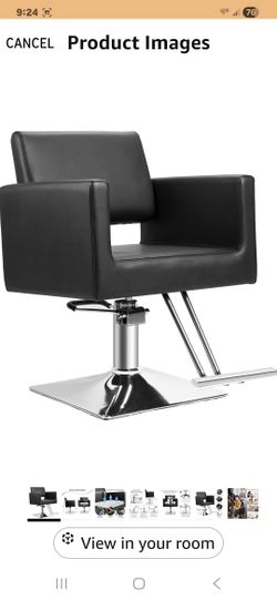 Hairdresser Barber Salon Chair,Capacity 330 Lbs - with Heavy Duty Hydraulic Pump, 360° Swivel Adjustable Spa Beauty Equipment, Hair Stylist Women Man 