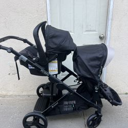 BABY TREND DOUBLE SIT AND STAND 