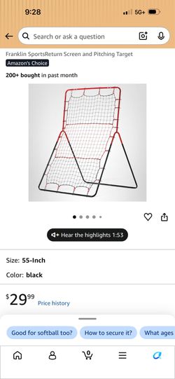 Baseball rebounder