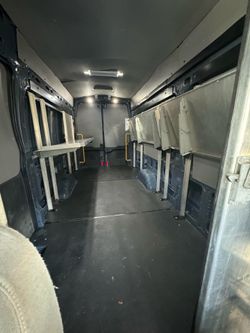 Aluminum Utilimaster Cargo Van Shelves + Bulkhead Partition