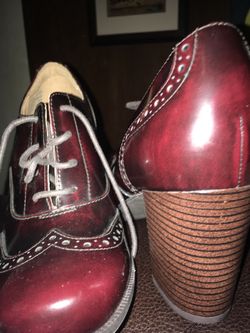 Clark's Ciera Pier Burgundy Leather 9M