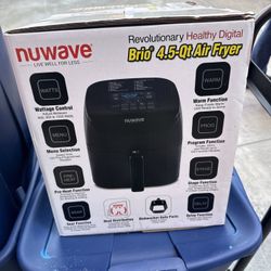 NuWave Brio 4.5QT Air Fryer – Used, Works Perfect, With Box