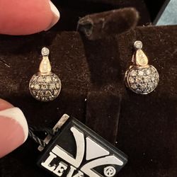 Le Vian 14k Strawberry Gold Diamond 0.31ct Earrings