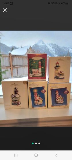 Hallmark Keepsake Liighthouses Greetings
