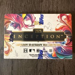 2025 Topps MLB Inception Hobby Box