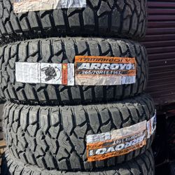 Set 265/70/18 Arroyo RT Free Mount And Balance Included