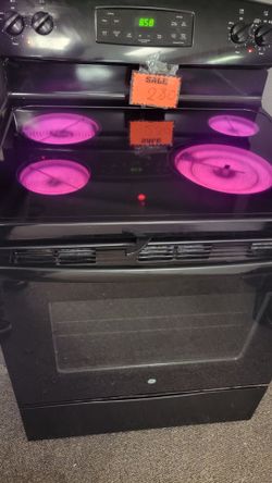 Ge electric RANGE stove oven work perfect including warranty delivery available