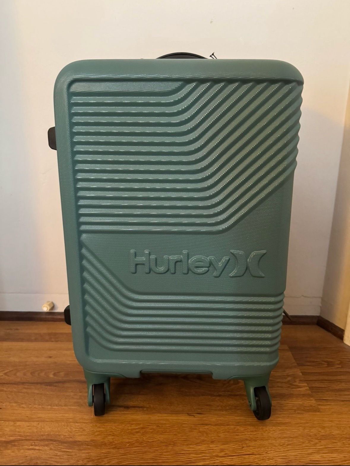 Teal Green Hurley Carryon Suitcase