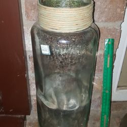 glass jar / 17 inches tall 