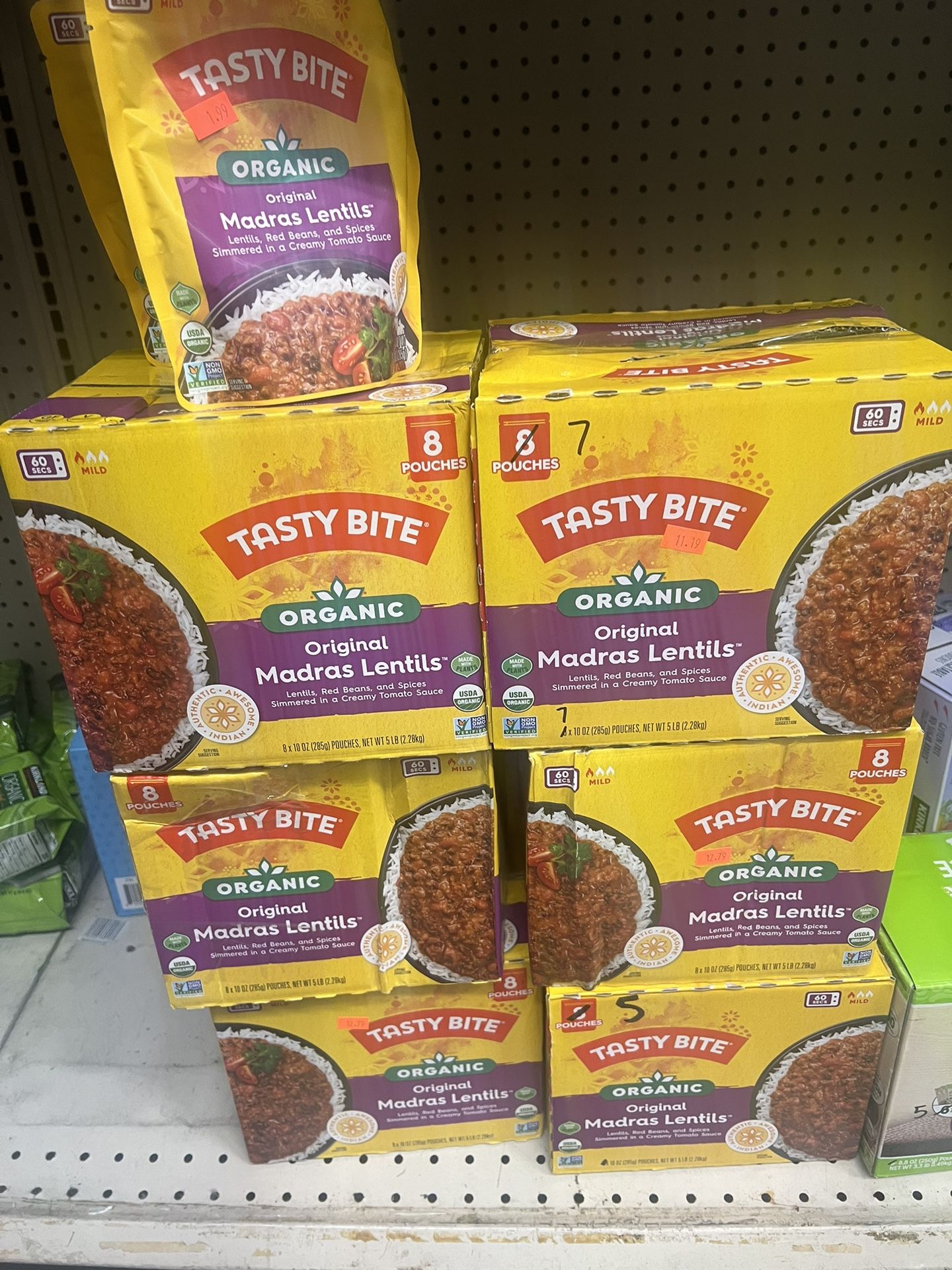 Tasty Bites 8 Pouches