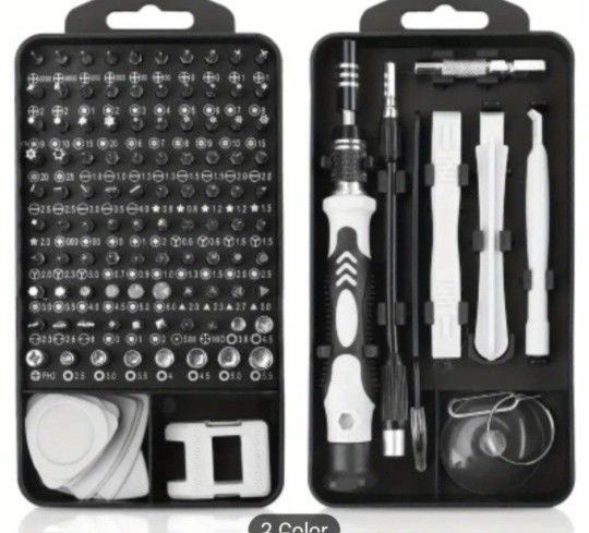 115 Piece Miniature Bit Tool Set For Fixing Launches TVs Computers Phones $15 From