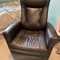 Leather Swivel Rocking Reclining Chair