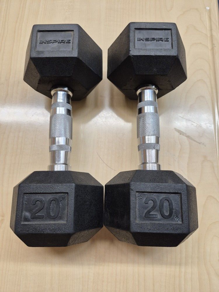 Set of 20 Pounds Dumbell