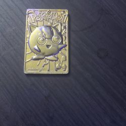 Vintage Gold JigglyPuff Card 