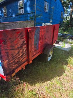 5x8 tilt trailer Homeade