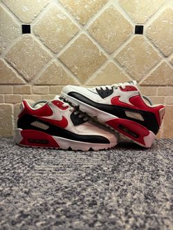 Nike Air Max 90 White Red Black Sneakers