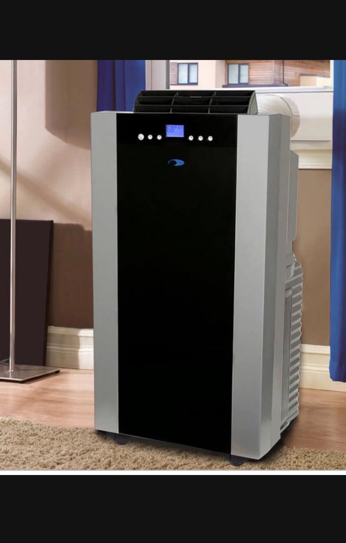 Whynter ARC-14SH 14,000 BTU Dual Hose Portable Air Conditioner, Dehumidifier,