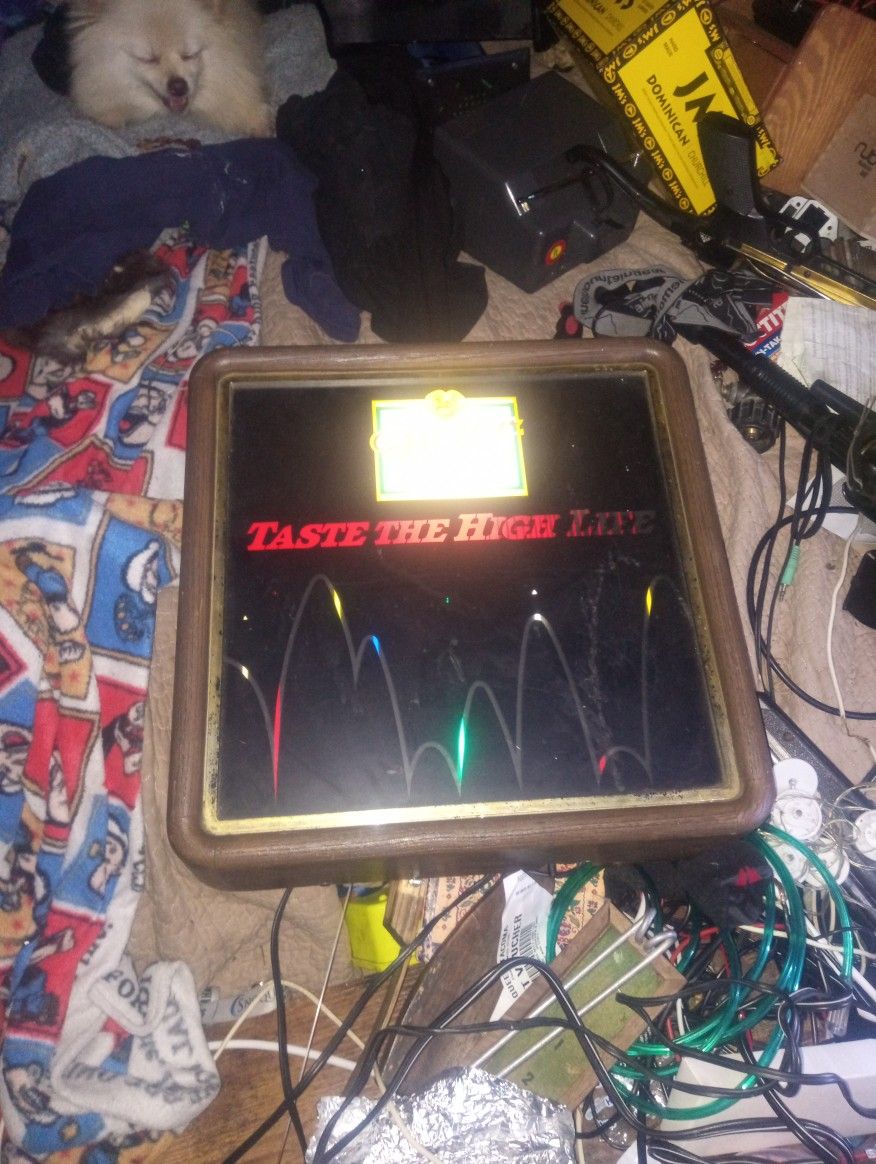 1980s Miller High Life Light