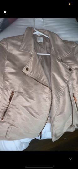 Nude pink Suede jacket