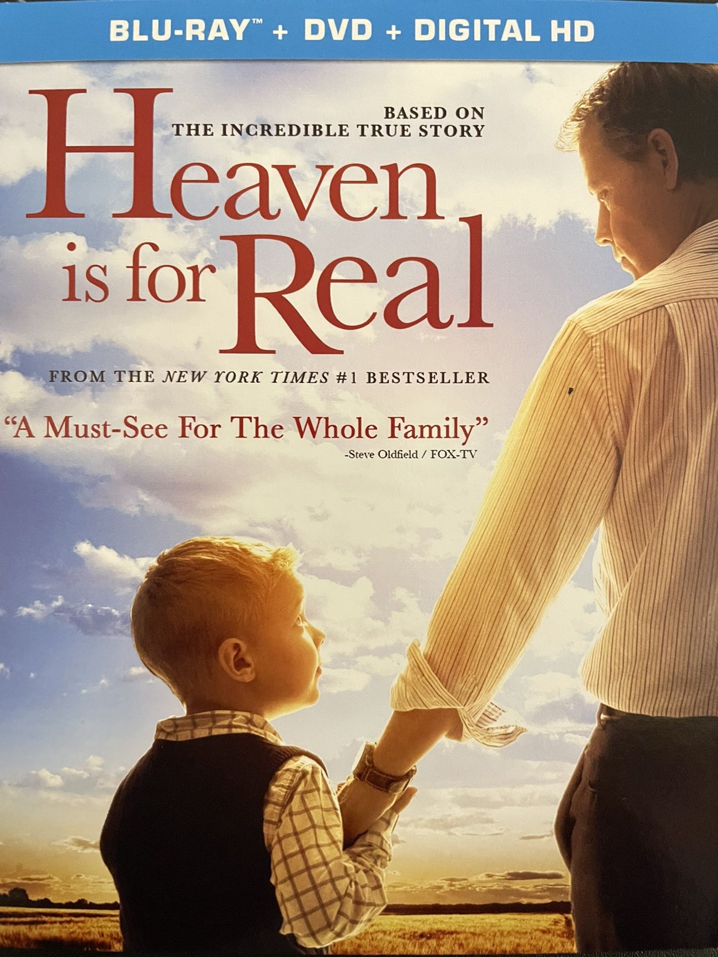 HEAVEN Is For REAL (Blu-Ray + DVD-2014)