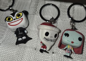 Nightmare Before Christmas Key Chain Lot