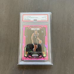 2023 prizm victor wembanyama psa 10 pink ice