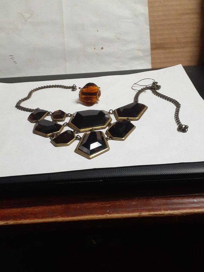 Necklace And Ring Size 8
