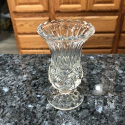 Lead Crystal Vase Size 4 1/4 Inches Tall.  Brand New Never Used