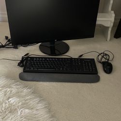 Monitor, Keyboard & Pad, Mouse