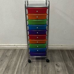 Rolling Colorful Cart