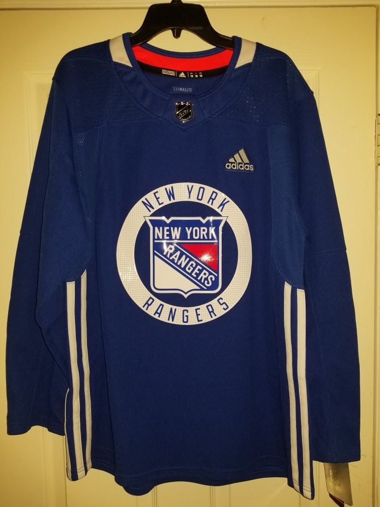 Adidas NHL New York Rangers Authentic Practice jersey size 50