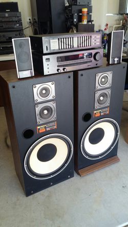 Pioneer speakers + Kewood receiver
