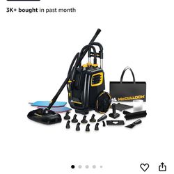 McCulloch MC1385 Deluxe Canister Steam Cleaner - New in box