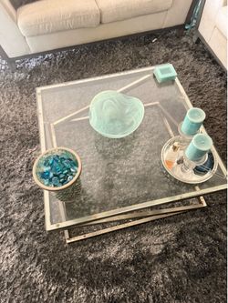 Silver coffee table