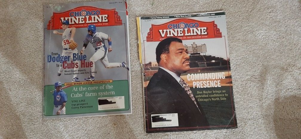 Chicago Cubs Vineland Magazine..
Jan & Feb 2000