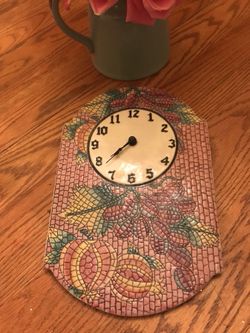 Wall Clock Mosaic