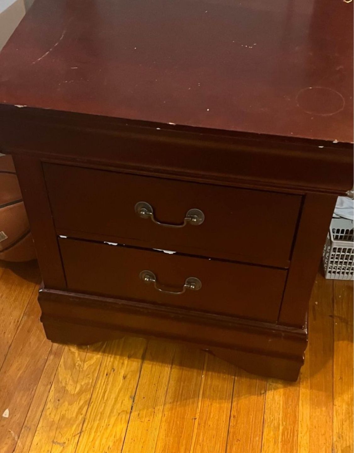 Real Cherry Wood Nightstand